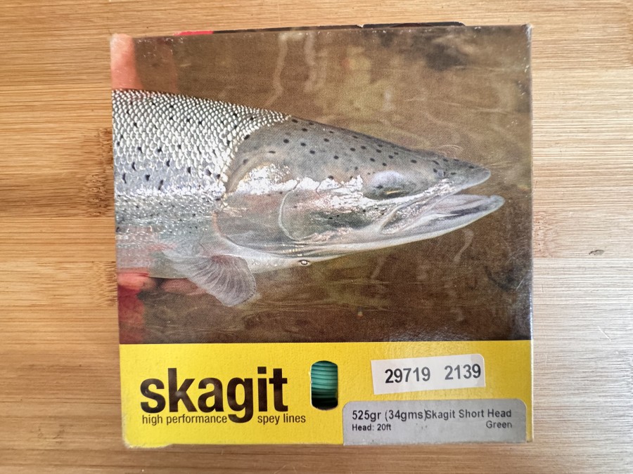 Fliegenschnur. RIO, Skagit Short Head, 525gr (34g), mit integrierter Fliegenschnur WF 8 F, neu im Karton