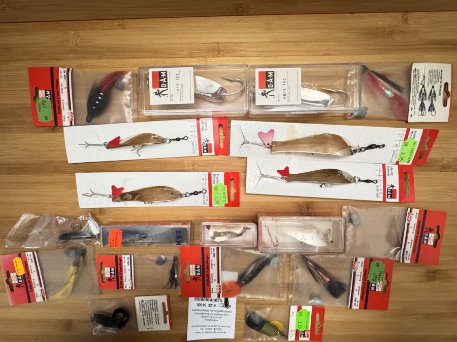 DAM Köder, 18 Stück Original verpackt, ungefischt, so nicht wieder zu bekommen, zum Sammeln oder Fischen