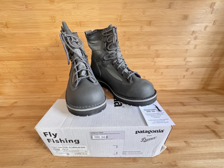 Watschuhe, Patagonia, built by Danner, USA, Foot Tractor, Aluminium Bar, Grösse 45, neu im Karton