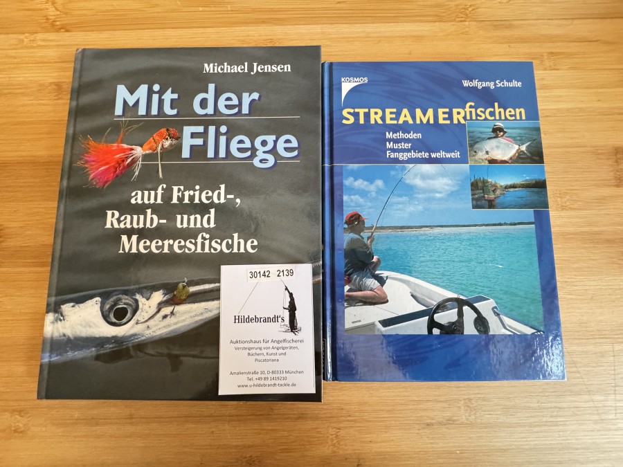 Mit der Fliege auf Fried- Raub- und Meeresfläche, Michael Jensen, 2000, Streamerfischen, Methoden Muster Fanggebiete weltweit, Wolfgang Schulte, 2000
