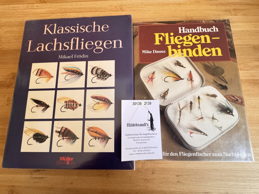 Klassische Lachsfliegen, Mikael Fröding, 1992, Handbuch Fliegenbinden, 400 Muster für den Flöiegenfischer zum Nachbinden, Mike Dawes, 1987