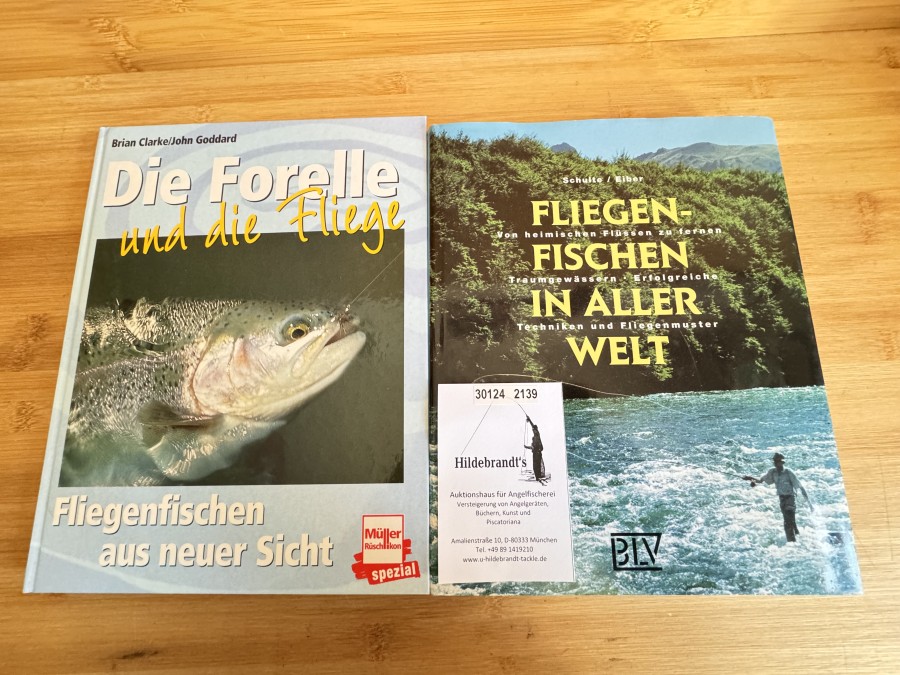 Fliegenfischen in aller Welt, Schulte/Eiber, Die Forelle und die Fliege, Fliegenfischen aus neuer Sicht, Brian Clarke/John Goddard, 1982