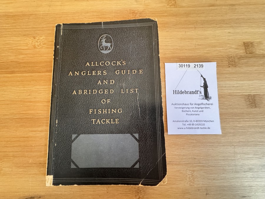 Allcocks Anglers Guide and abridged List of Fishing Tackle, 1937