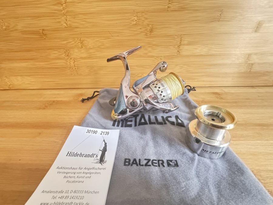 Stationärrolle, Balzer, Metaloid MDS 30, Reservespule, minimale Gebrauchsspuren