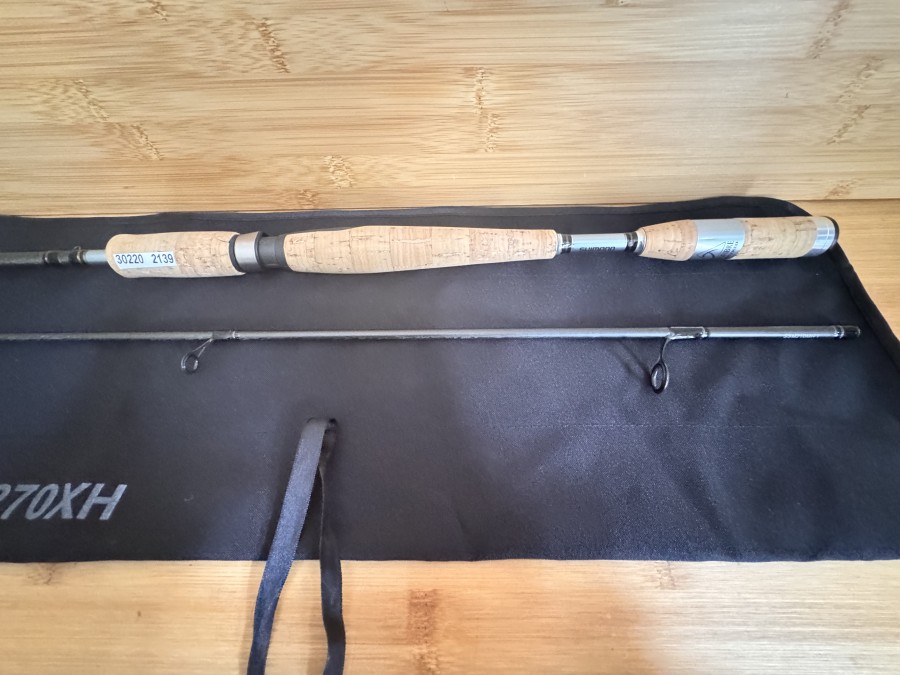 Spinnrute, Shimano, EC-SP, SpeedMaster SSM210MH, 2tlg., 2,10m, CW 15-40g, Gewicht 69g, ungefischt, Transportlänge 1100mm