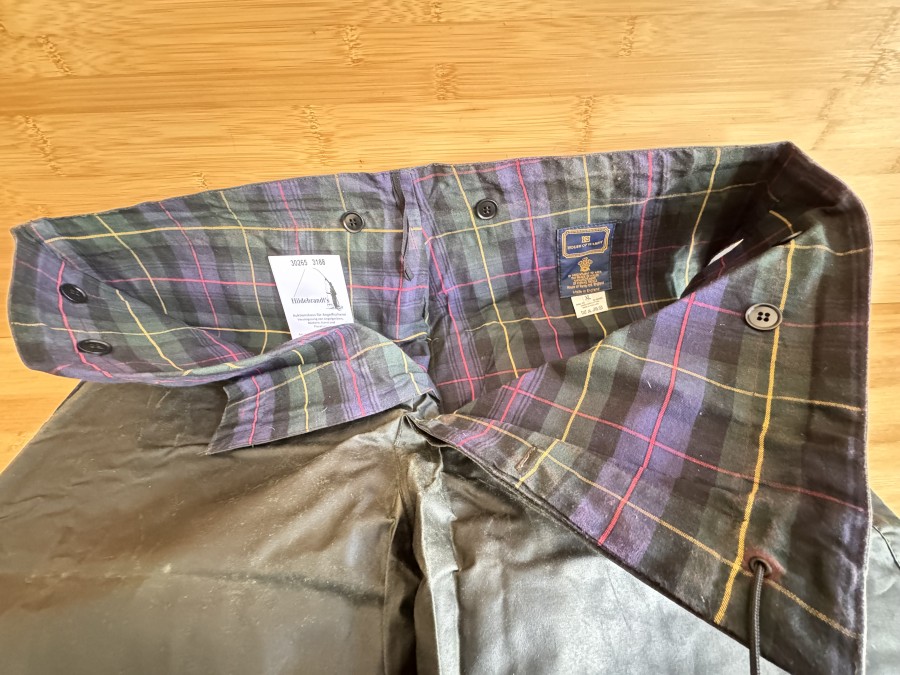 Wax Premium Hose, House of Hardy, Fly Salmonide Waxtrousers, dunkelgrün, Grösse XXL, neu