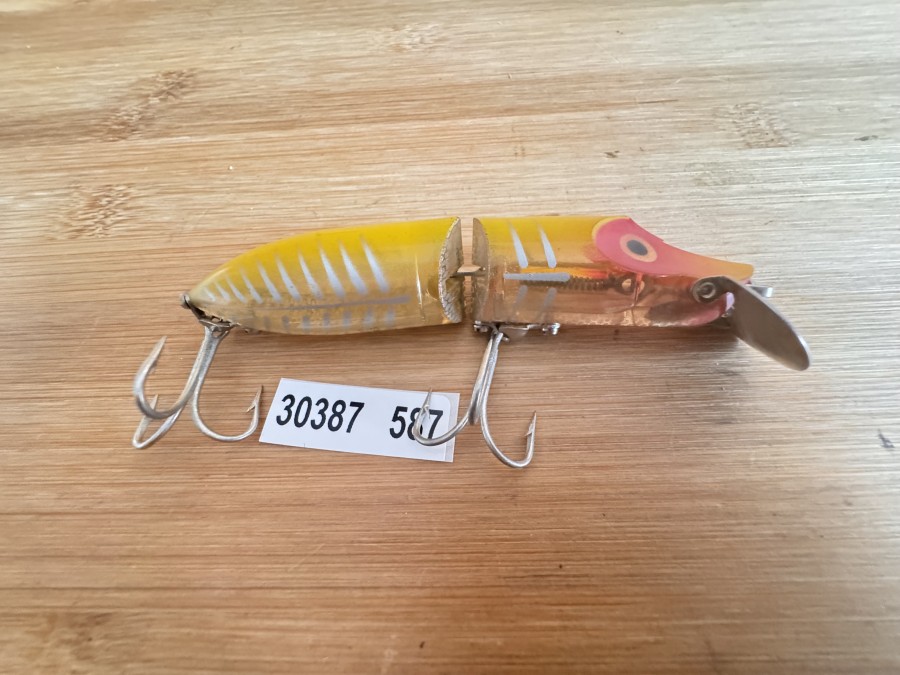 Wobbler, ABU, HI-LO, Sweden, Patent, verstellbare Tauchschaufel, 2tlg., 100mm lang, Gewicht 20g, ungefischt