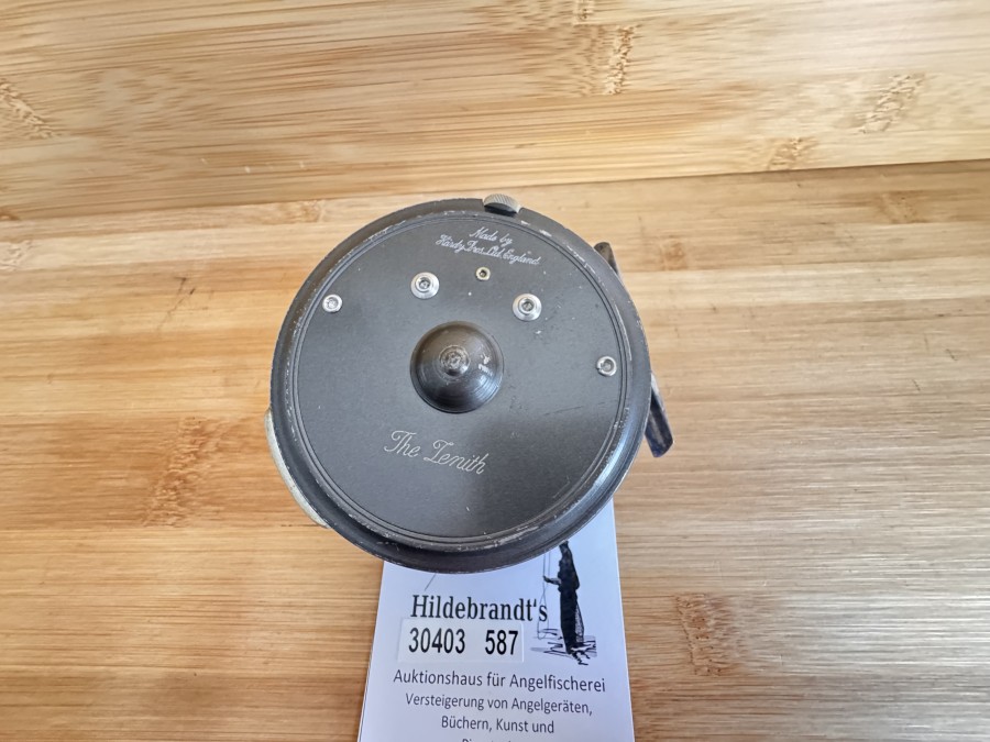 Fliegenrolle, Made by Hardy Bros Ltd England, The Zenith, Links- oder Rechtshand, #7/8, Gewicht 180g, Rollendurchmesser 85mm, Rollenbreite 40mm, Gebrauchsspuren