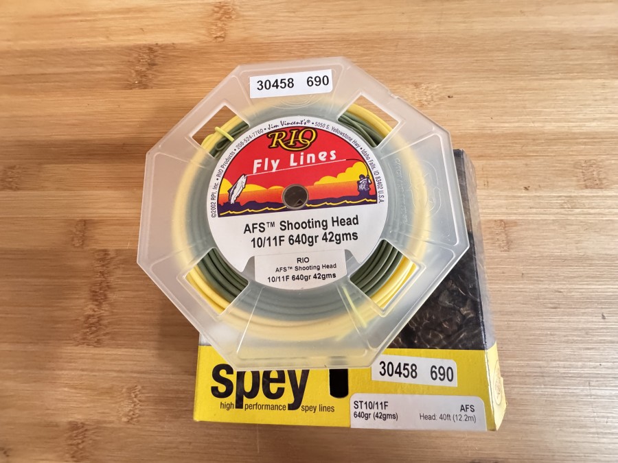 Shooting Head, Rio Fly Lines, AFS, 10/11F/ 640gr 42gms, 12,2m, ungefischt im Karton