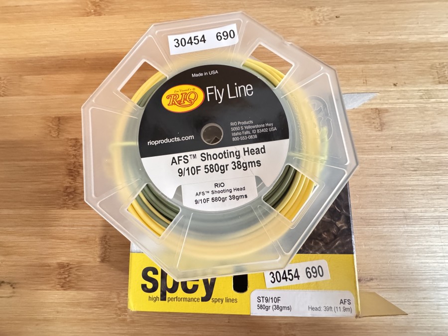 Shooting Head, Rio Fly Lines, AFS, 9/10F 580gr 38gms, 11,9m, ungefischt im Karton