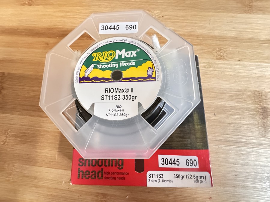 Shooting Head, Rio Max II, ST11S3, 350gr (22,6gms), 9m, ungefischt im Karton