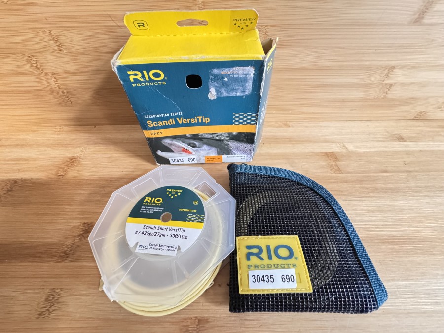 Fliegenschnur, Rio Products, Scandi Short VersiTip, #7 425gr/27gm - 33ft/10m, ungefischt im Karton