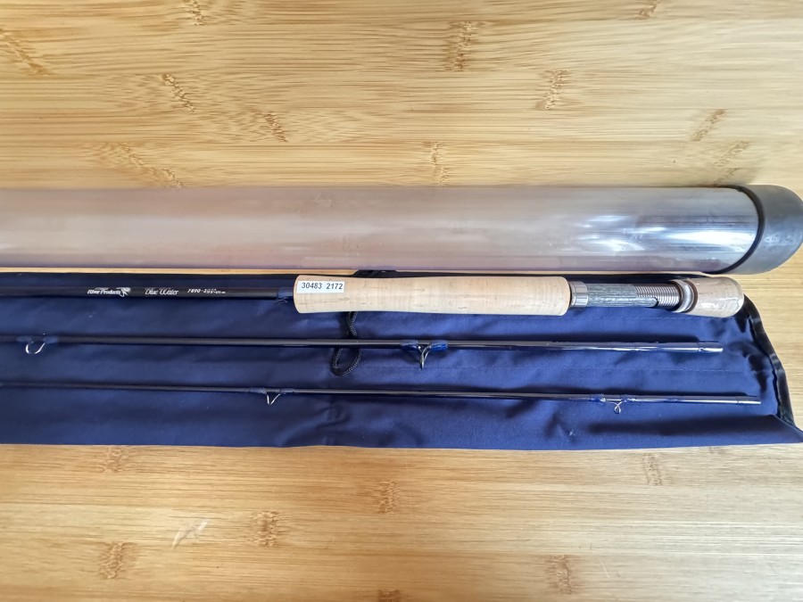 Fliegenrute, Traun River Products, Blue Water, 7890-3, 3tlg., 275cm, #7/8, Gewicht 104g, Futteral, Kunststoff Treansportrohr, ungefischt, Transportlänge 1070mm