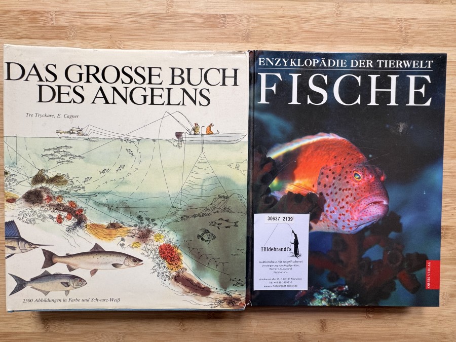 Das grosse Buch des Angelns, Tre Tryckare, E. Wagner, 1983, Jahr-Verlag, Enzyklopädie der Tierwelt, Fische, Herausgabe Dr. John R. Paxton und Dr. William N. Eschmeyer, Illustrationen Dr. David Kirschner, 1993, Orbis Verlag