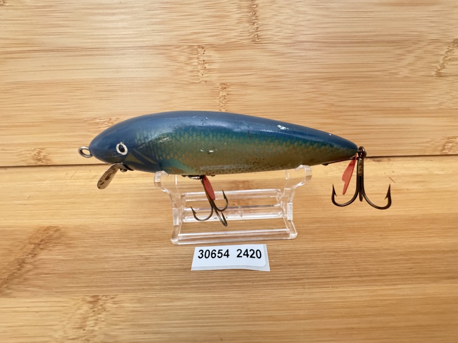 Vintage Hechtwobbler, DAM, einteilig, Gewicht 25g, Länge 130mm, Gebrauchsspuren