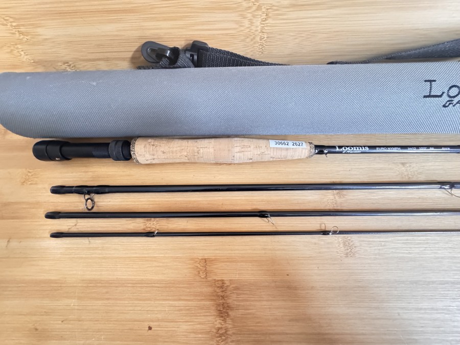 Fliegenrute, Loomis & Franklin, Euro Nymph, IM 12, 4tlg., 10.0", #4, Gewicht 110g, Codura Transportrohr, ungefischt, Transportlänge 870mm