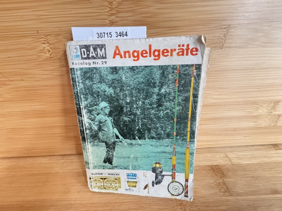 DAM Angelgeräte Katalog, Nr. 29, Preisliste Nr. 21 zum Katalog 29, 191 Seiten