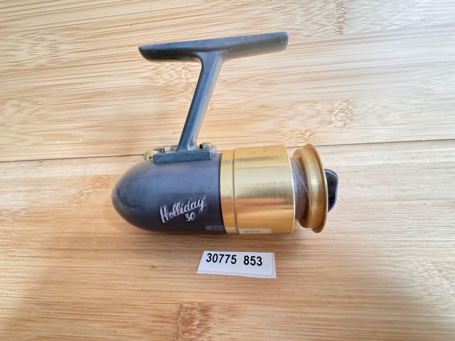 Stationärrolle, Holliday 30, Made in Italy, Patent N. 2879054, sehr guter Zustand