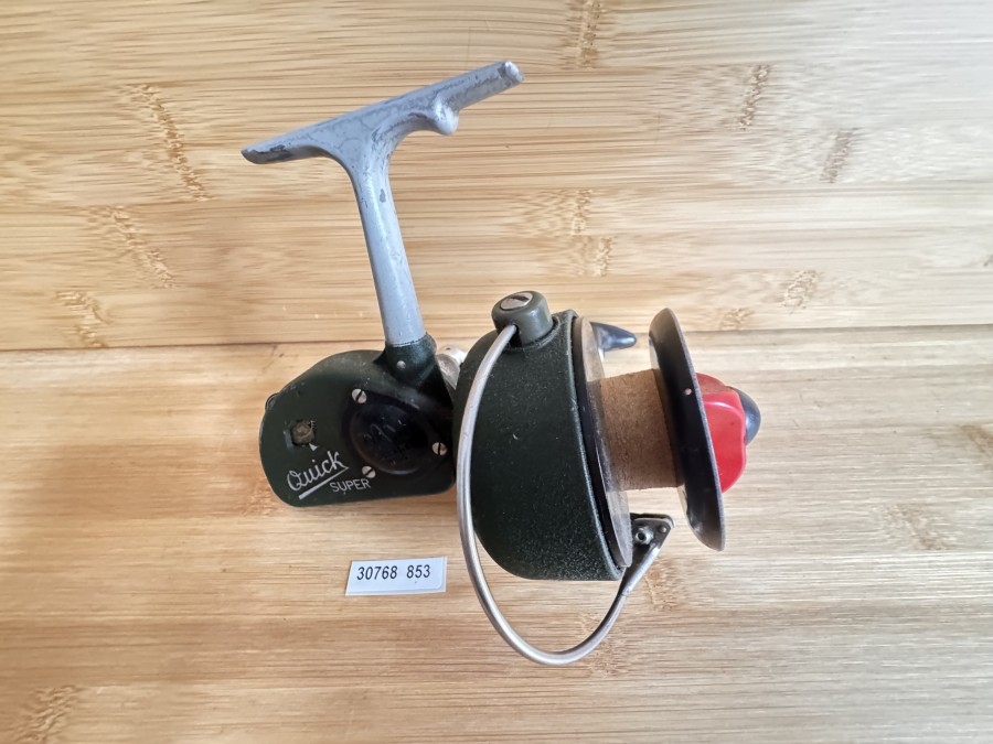 Stationärrolle, DAM, Quick Super, mit Zählwerk, Fettwechsel erforderlich, Gebrauchsspuren