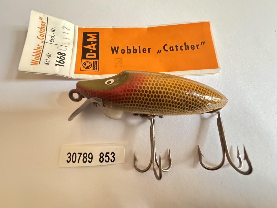 Kunstköder,DAM, Wobbler "Catcher 1668, 8cm, sehr guter Zustand