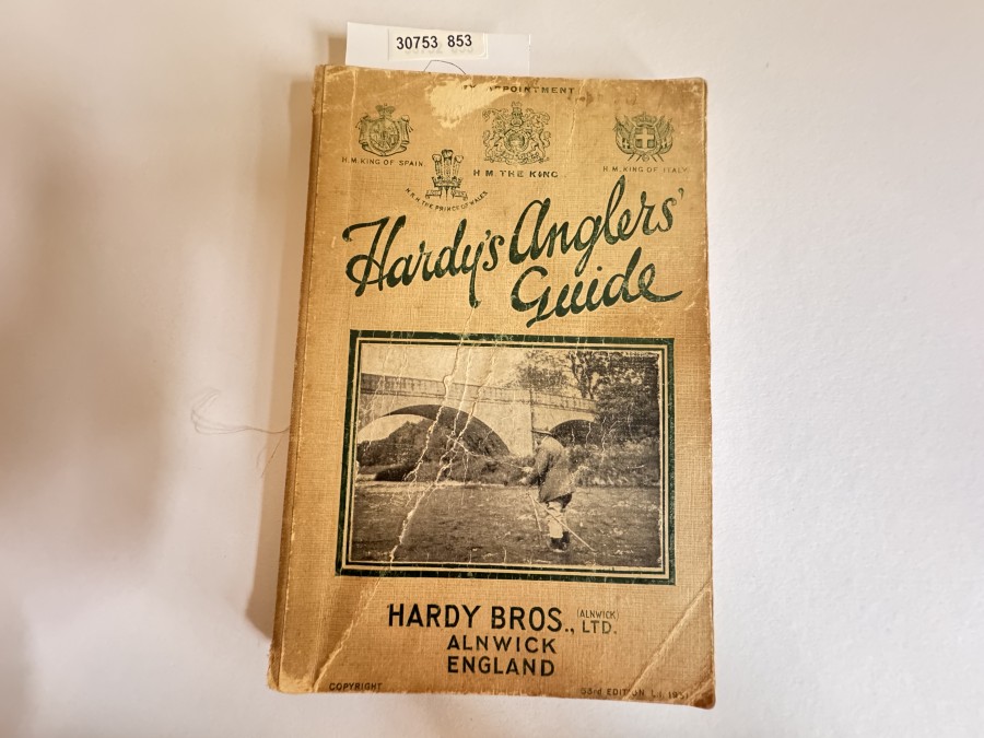 Katalog, Hardy´s Anglers´Guide, 53rd Edition, L.I. 1931, 394 Seiten