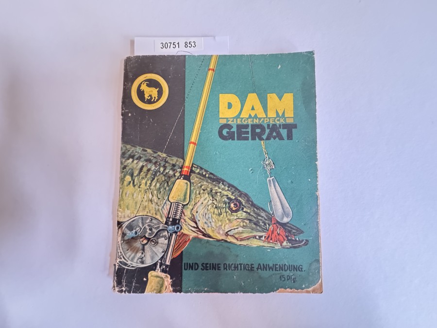 Katalog DAM Ziegenspeck Gerät und seine richtige Anwendung, , ca. 1936, 108 Seiten