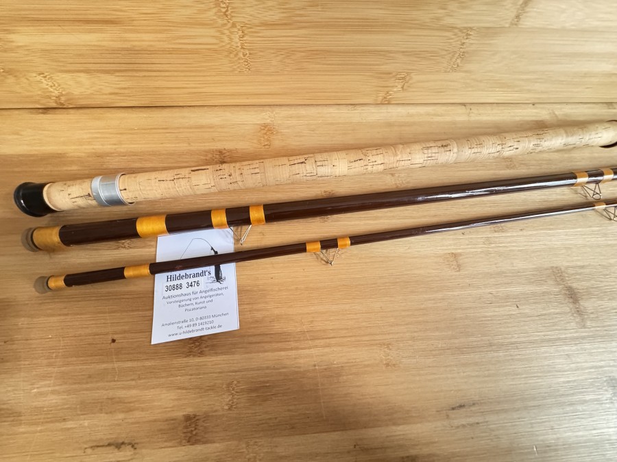 Matchrute, The House of Hardy, Made in England, Matchmaker, 3tlg., 13", Gewicht 310 Gramm, Korkgriifflänge 660mm, Alu Schieberollenhalter, Futteral, leichte Gebrauchsspuren, Transportlänge 1400mm