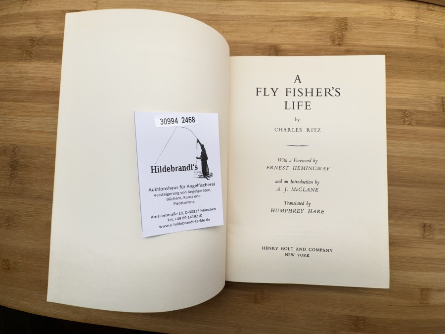 A Fly Fisher´s Life, Charles Ritz, 1959