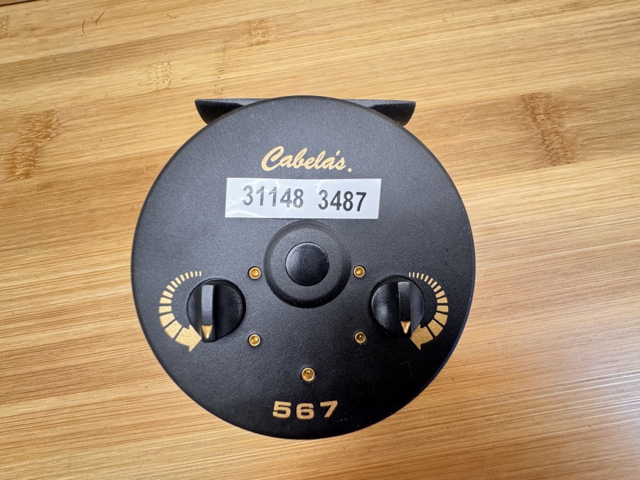 Fliegenrolle, Cabela´s, 567, Graphite, technisch gut, ungefischt