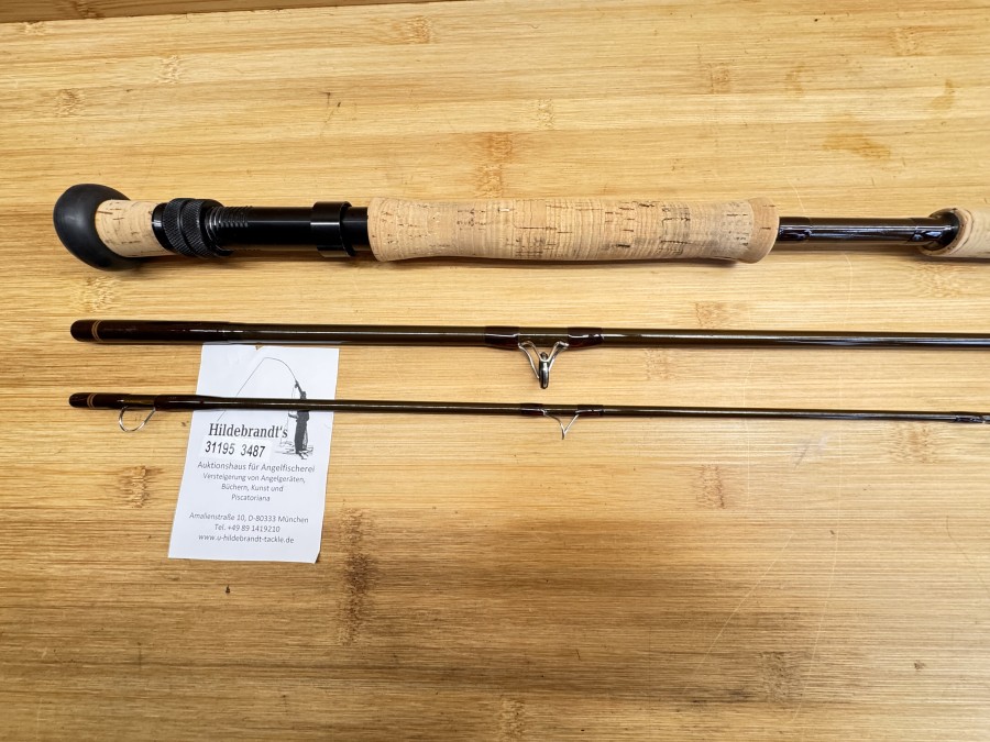 Fliegenrute, Sage, Graphite III, 1290-3RPLX, 9", #12, Gewicht 202g, Futteral, Alu Transportrohr, Gebrauchsspuren, Transportlänge 1000mm