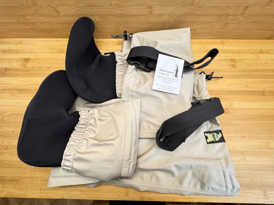 Watstrümpfe, Beer Collection, Atmungsaktive, hüfthohe Wathose mit Gürtel, Grösse 42/43, ungetragen