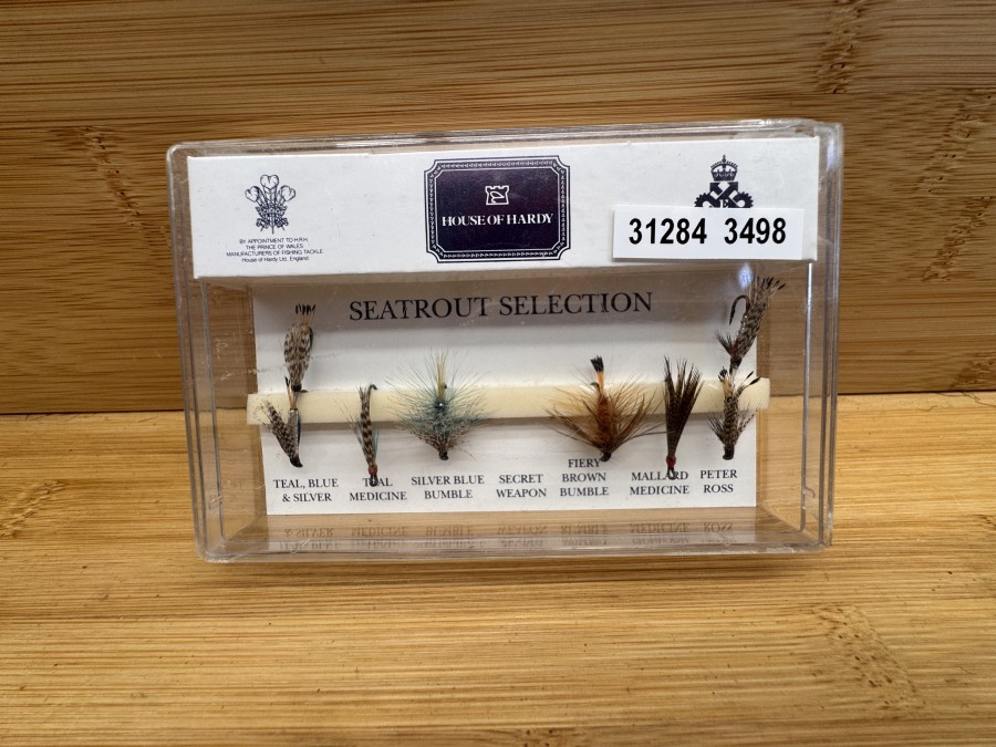Fliegenset, House of Hardy, Seatrout Selection, 8 Stück in Kunststoffbox, sehr gute Qualität