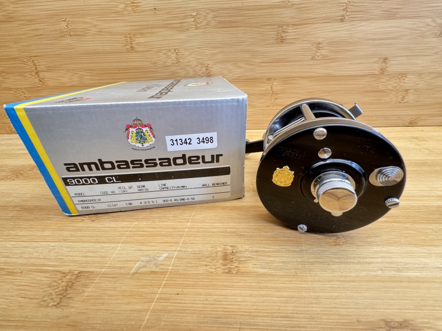 Multirolle, Abu Garcia, Made in Sweden, Ambassadeur 9000 CL, 94 03 03, neu im Karton