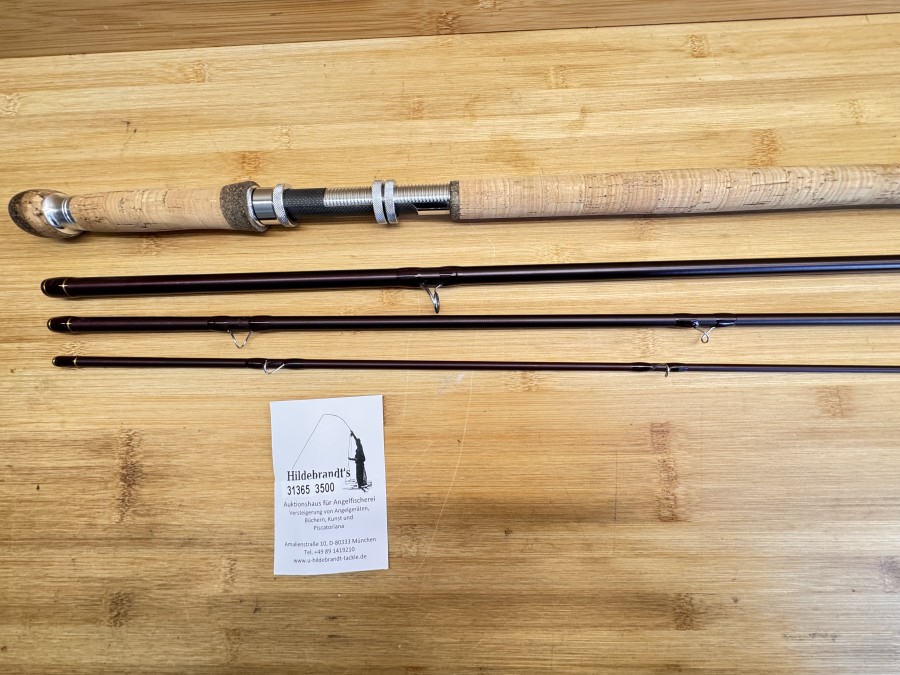 Zweihandfliegenrute, CND Custom Design, ERNW Ultimade, 4tlg., 13.7", #7/8/9 SK, Gewicht 302g, Commorative design for 50th anniversary of NN, Futteral, Gebrauchsspuren, Transportlänge  1100mm