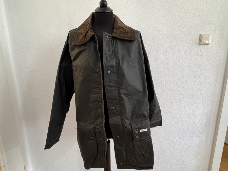 Countrywear Jacke, House of Hardy, Alnwick, Made in England,  gewachst, grün, Grösse S, ungetragen