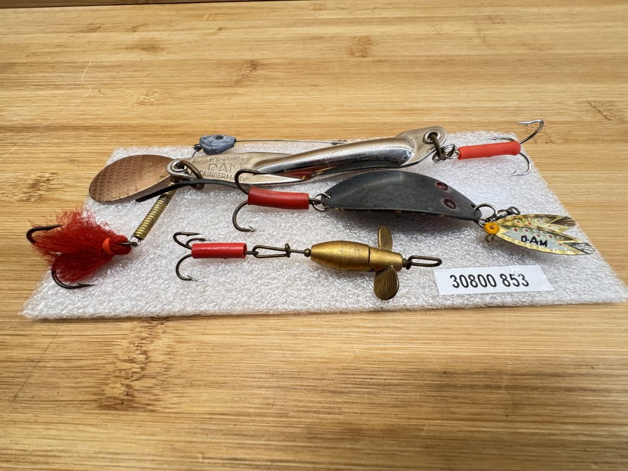 Kunstköder, DAM, Devon, 3cm, Pilker, No. 1958/75g,  Mausblinker, Glasaugen, 6cm, Spinner, DAM 2, ungefischt