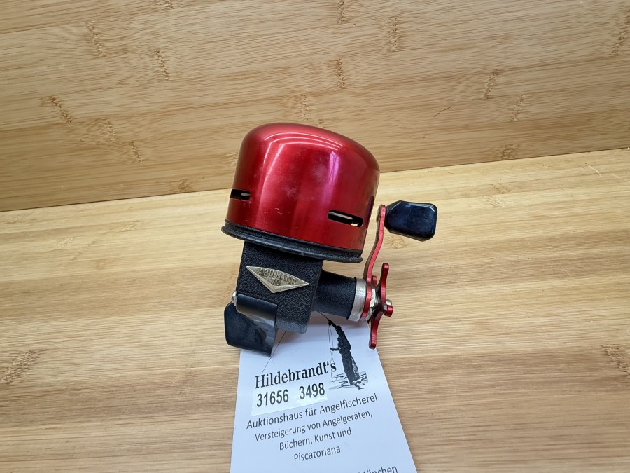 Kapselrolle, ABU Svängsta Sweden, ABUmatic  70, mit Monofiler Schnur, Gebrauchsspuren