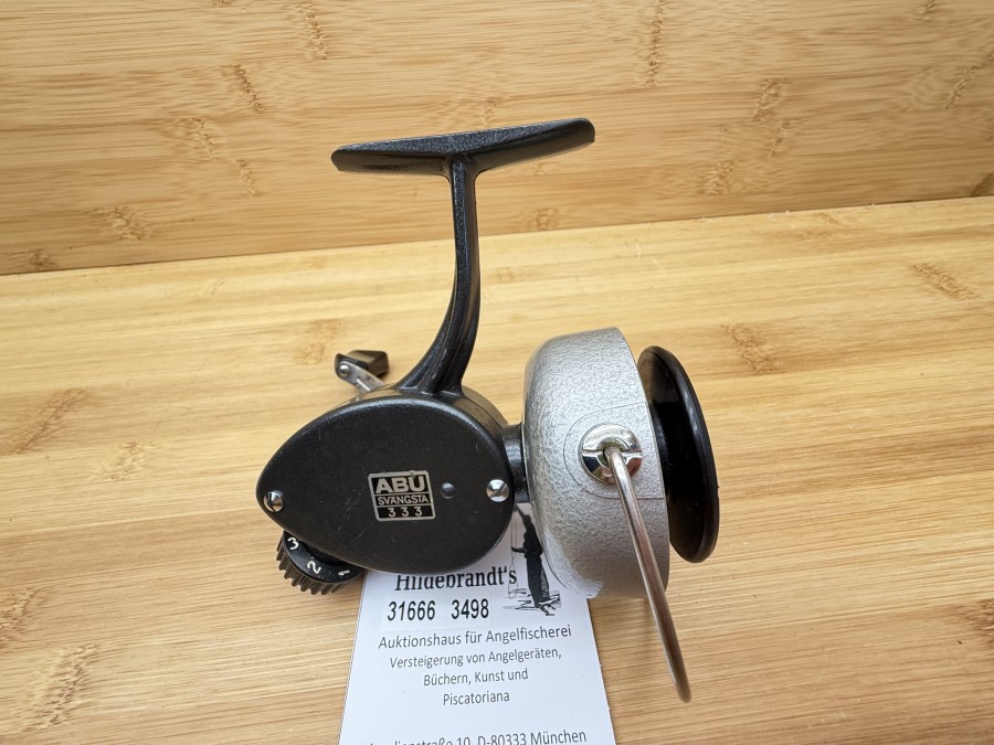 Stationärrolle, ABU Svängsta Sweden, ABU Svängsta 333, 080600, ausschaltbare Knarre, Gebrauchsspuren