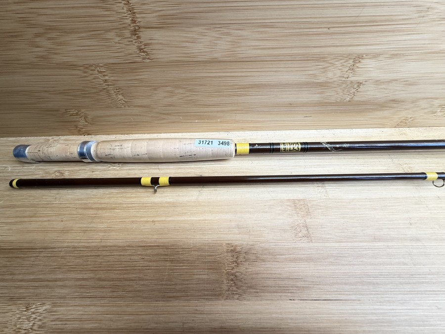 Fliegenrute, House of Hardy, Made in England, Braune Serie, Fibatube Riccardi, 2tlg., ungleich geteilt, Ausgleichsstück,  210cm, #6, Gewicht 71g, Futteral, neu, Transportlänge 1450mm