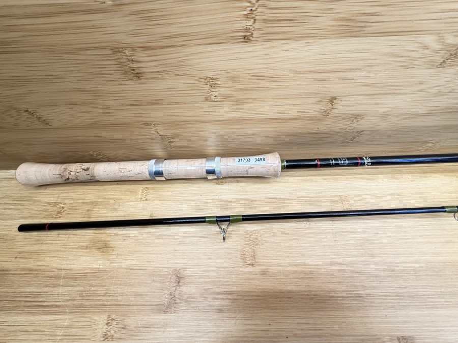 Spinnrute, House of Hardy, Made in England, Braune Serie, Fibalite Spining,  2tlg., 213cm, Gewicht 123g, Futteral, neu, Transportlänge 1120mm