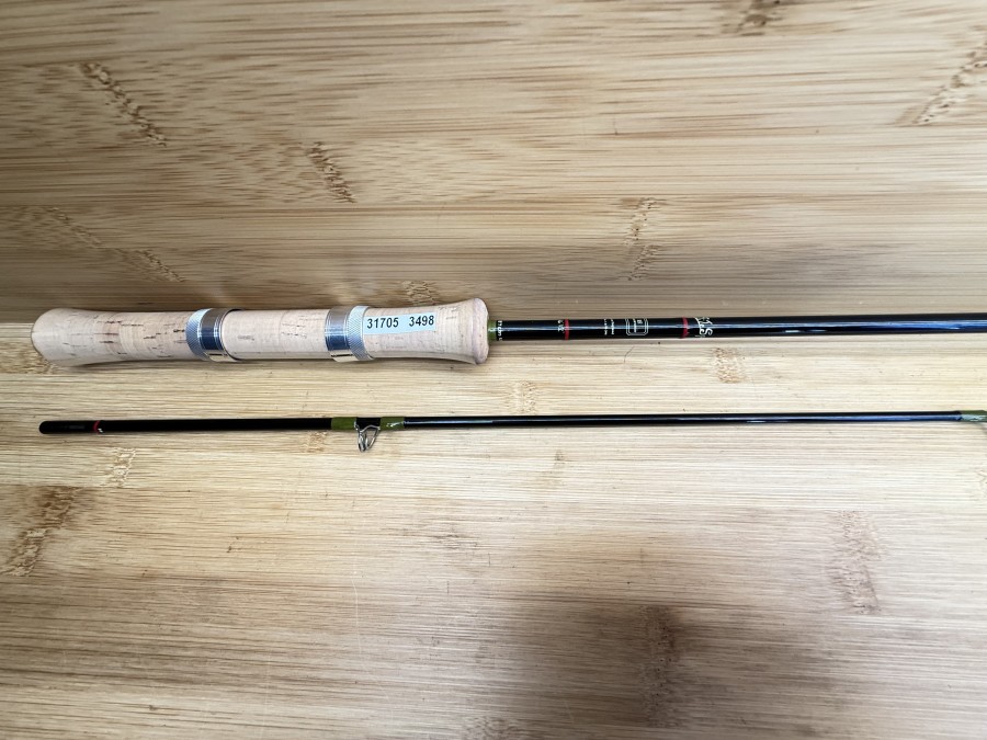 Spinnrute, House of Hardy, Made in England, Braune Serie, Fibalite Spining,  2tlg., 186cm, Gewicht 64g, Futteral, neu, Transportlänge 1000mm