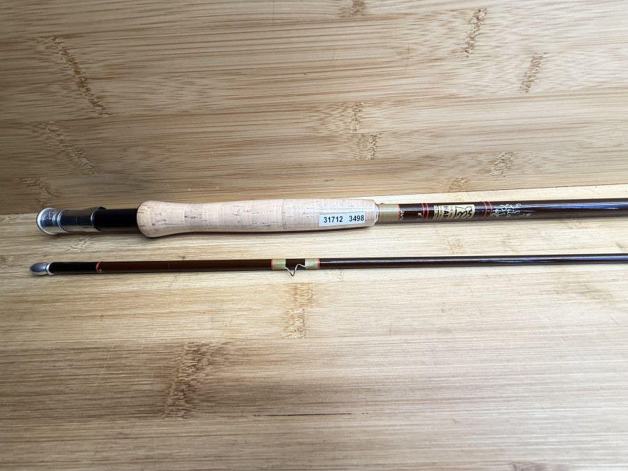 Fliegenrute, The House of Hardy, Made in England, Braune Serie, Fibalite Perfection, 2tlg., 267cm, #7, Gewicht 133g, Hülsenstopfen, Futteral, neu, Transportlänge 1390mm