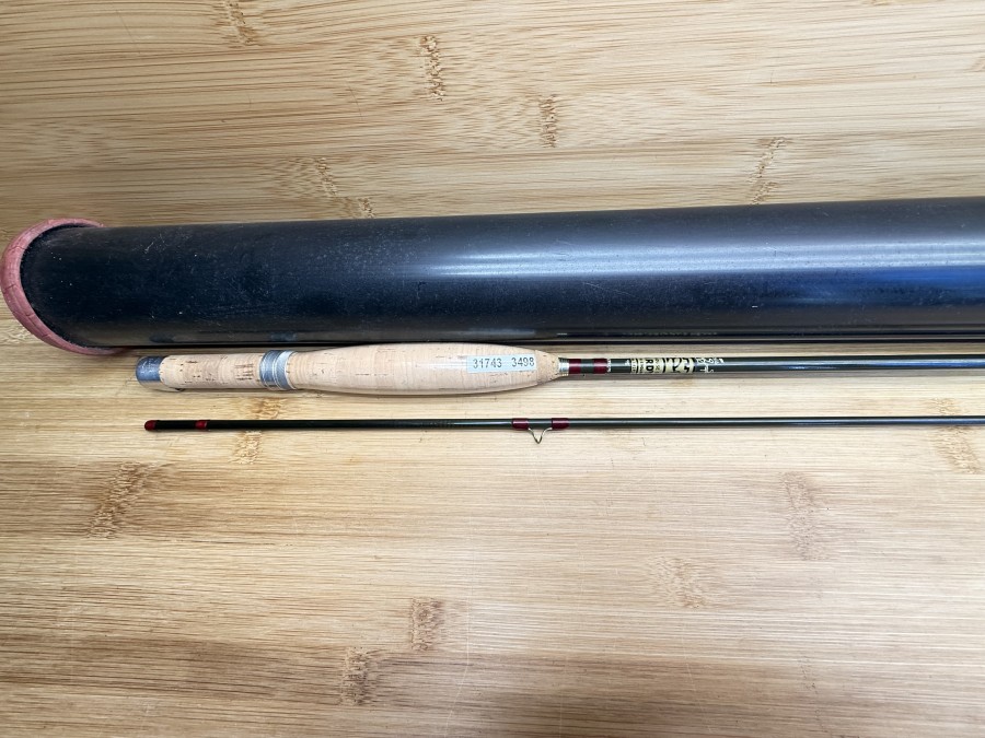 Fliegenrute, The House of Hardy, Made in England, Hardy Graphite, 2tlg., 229cm, #5/6, Gewicht 80g, Rutentransportrohr, neu, Transportlänge 1280mm