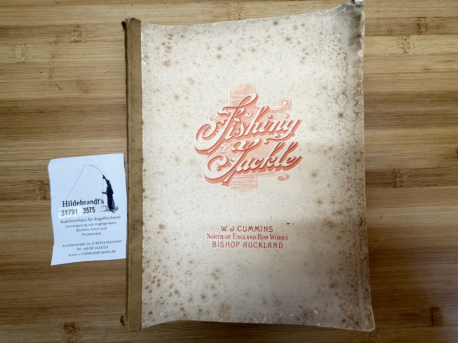 Katalog, Fly Fishing Tackle, W.J.Cummins, North of England Rod Works, Bishop Auckland, Established 1857, XVII Edition, Catalogue of Superior Salmon and Trout Rods, sehr interessant