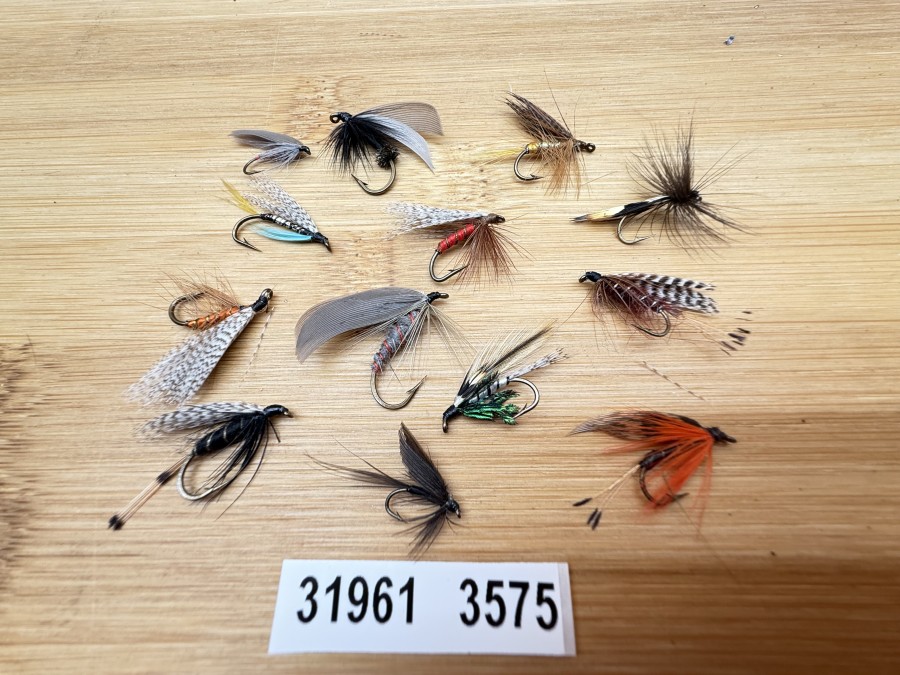 Nassfliegen, Bavaria Fliegen, 12 verschiedene Muster, #10 - 12