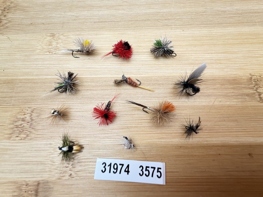 Trockenfliegen, Bavaria Fliegen, 12 verschiedene, #12 - 18