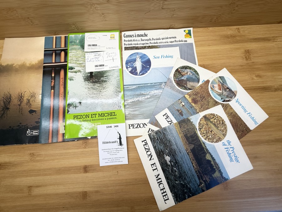 8 Kataloge, Pezon et Michel, 1978, Sea Fishing, Cannes á mouche, Pezon et Michel, maitres canners depuis 1860, Pezon et Michel the Prestige of Fishing, Pezon et Michel when fishing becomes a passion, la Péche au Coup, Sporting Fishing,