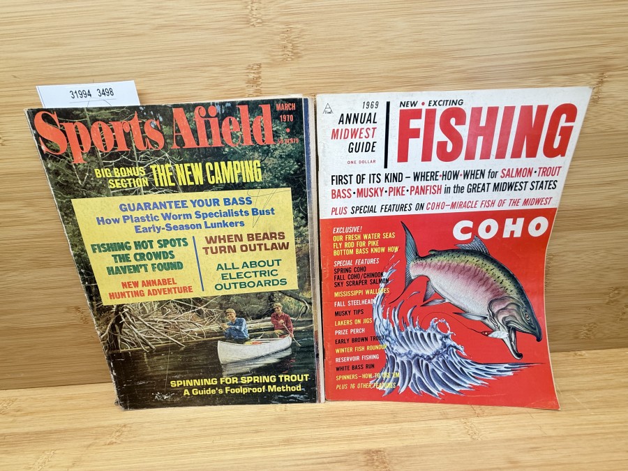 Zeitschriften, New Exciting Fishing, Annual Midwest Guide, 1969, Sports Afield, March 1970