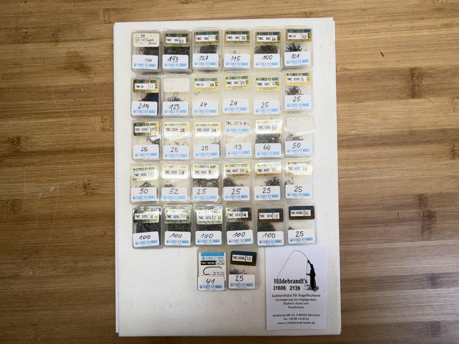 1874 Stück Tiemco Haken TMC 100: 100#10, 193#12, 127#14, 115#16, 100#18, TMC 531: 101#12, 219#14, 125#16, 12#18, TMC 401: 24#20, 25#22, TMC 200R: 25#8, 25#10, 25#12, 25#14, TMC 205BL: 13#12, TMC 5262: 64#10, 50#12, 52#16, TMC 400T: 25#8, 25#10, 25#12, 25#14, TMC 5212: 100#8, 100#10, 100#12, TMC 900BL: 26#16, 41#18, 26#16, neu