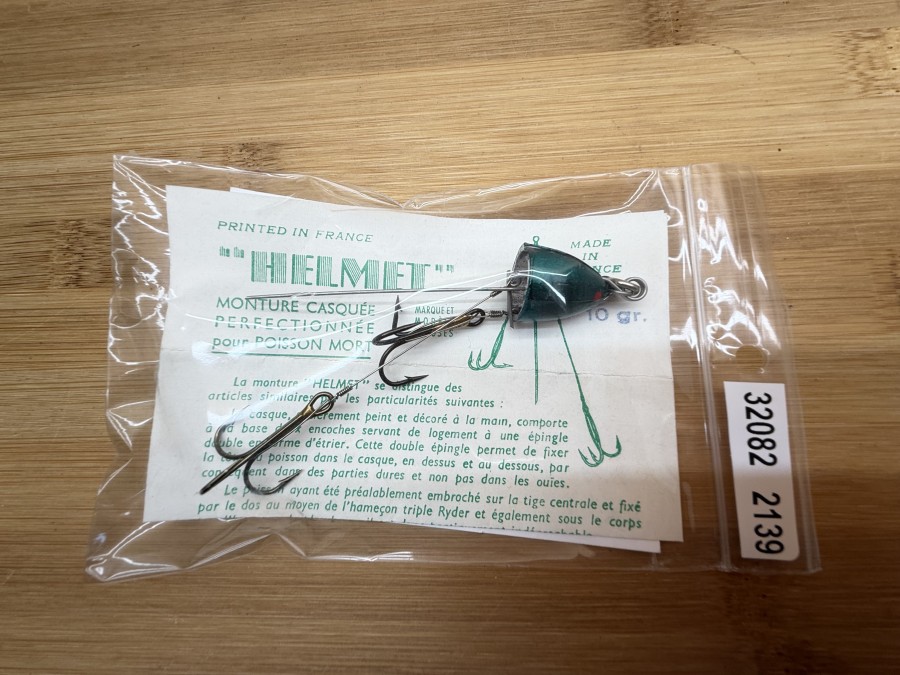 Köderfischsystem, Helmet, Monture Casquee Perfectionnee pour Poisson Mort, Made in France, 10g, neu